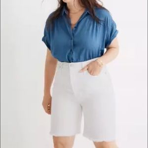 Madewell High-Rise Denim Short 9”